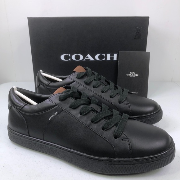 coach c126 low top sneaker black